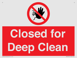 Closed for Deep Clean